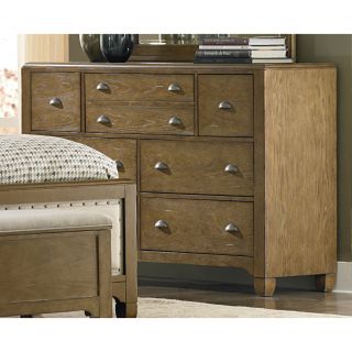 Liberty Town And Country Distressed Sandstone 7 drawer Dresser