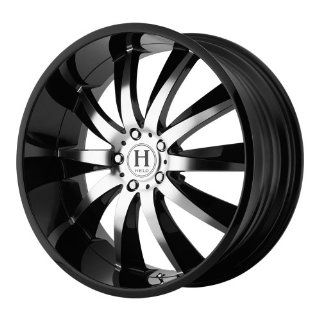 Helo HE851 Gloss Black Wheel with Machined Face (20x10"/5x4.5"): Automotive