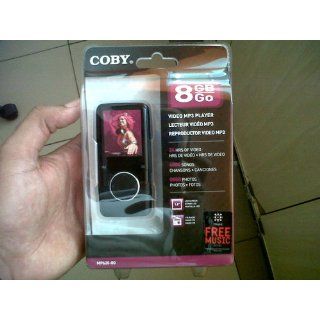 Coby MP620 8GBLK 8GB 1.8 Inch Video MP3 Player with FM Radio (Black) : MP3 Players & Accessories