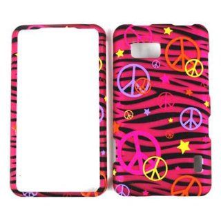 For Lg Mach Ls 860 Peace Pink Zebra Matte Texture Case Accessories: Cell Phones & Accessories