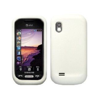 Cbus Wireless White Silicone Case / Skin / Cover for Samsung Solstice SGH A887: Cell Phones & Accessories