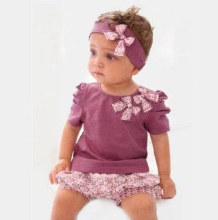 SuperPower 3pcs violet Baby Girl short Top+Pant+Headband Set Infant butterfly Clothes baby shirt girl clothing Infant short 2 3 Years Baby