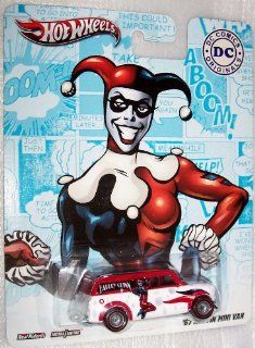 Hot Wheels DC Comics Real Riders Harley Quinn '67 Austin Mini Van   Die Cast Vehicle: Toys & Games