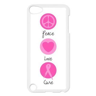 Custom Peace Case For Ipod Touch 5 5th Generation PIP5 895: Cell Phones & Accessories