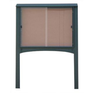 Eagle One Outdoor Message Board C400 Finish: Green