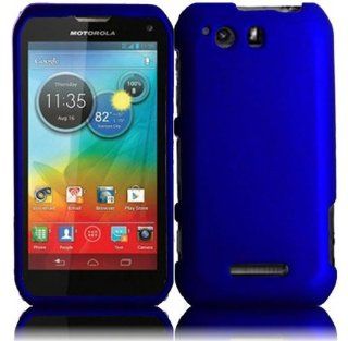 Blue Hard Cover Case for Motorola Photon Q 4G LTE XT897: Cell Phones & Accessories