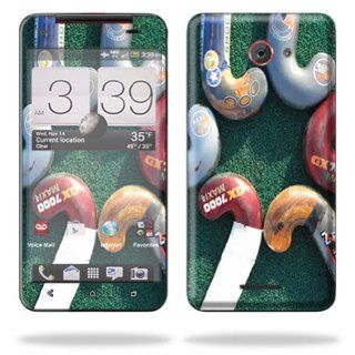 MightySkins Protective Skin Decal Cover for HTC Droid DNA or HTC J Cell Phone Verizon Sticker Skins Field Hockey: Cell Phones & Accessories