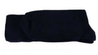 Footgalaxy Premium Quality Non binding Diabetic Sock (Crew 10 13, Navy): Clothing