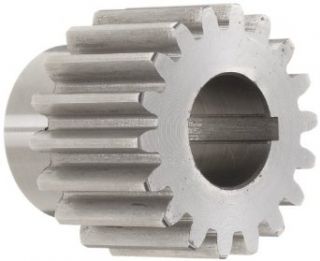 Boston Gear YF25 Spur Gear, Steel, Inch, 10 Pitch, 0.875" Bore, 2.666" OD, 1.250" Face Width, 25 Teeth: Industrial & Scientific