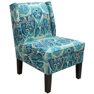 Skyline Furniture Wingback Fabric Slipper Chair 88 1_ALESNDRA_Teal Color: Teal