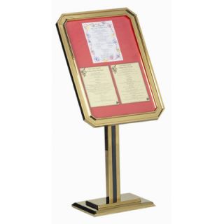 AARCO Single Pedestal Ornamental Sign and Poster Stand P31 C / P31 B Base and