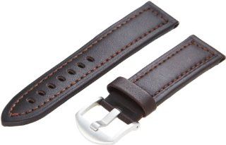 Hadley Roma Men's MSM905RB 220 22 mm Brown Genuine Leather WatchStrap: Watches