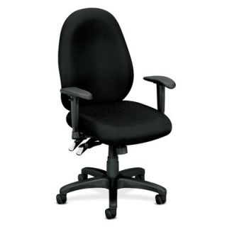 Basyx High Performance Mid Back Fabric Task Chair BSXVL630X Upholstery: Black