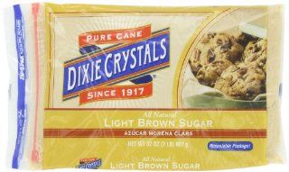 Dixie Crystals Light Brown Sugar, 2 Pound (Pack of 6) : Grocery & Gourmet Food