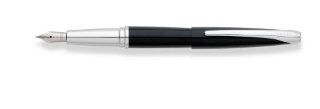 Cross ATX, Black Lacquer, Fountain Pen, with Fine stainless steel nib (886 36FS) : Office Products