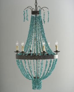 Turquoise Beads Chandelier   Regina Andrew Design