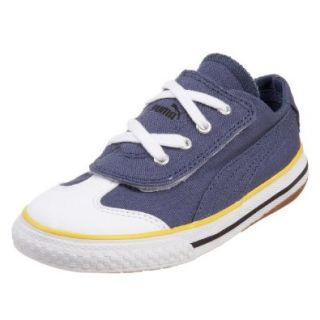 PUMA Infant/Toddler 917 Lo V Sneaker,Dark Denim/White/Dandelion,2 M US Infant: Shoes
