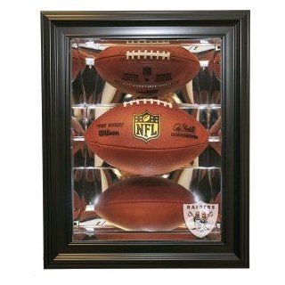 Oakland Raiders Football Shadow Box Display, Black : Sports Related Display Cases : Sports & Outdoors