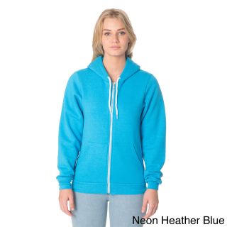 American Apparel American Apparel Unisex Flex Fleece Zip Hoodie Blue Size XXS (0 : 1)