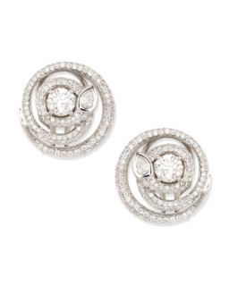 Diamond Serpent Stud Earrings, G/VS2, 2.18 TCW   Maria Canale for Forevermark