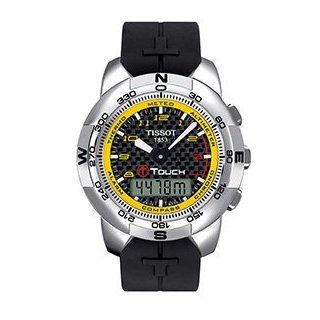 Tissot T Touch Titanium MotoGP 2009 Carbon Dial Men's Watch #T33.7.898.94: Watches