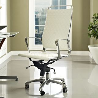 Modway Vibe High Back Leather Executive Office Chair EEI 232 Color: White