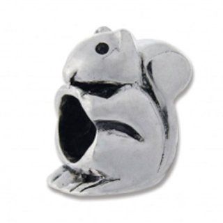 Biagi Sterling Silver Squirrel Bead Charm BS070 Jewelry