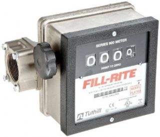 Fill Rite 901 N 1" Inlet/Outlet Basic Meter 40gpm Nickel Plat: Industrial Peristaltic Metering Pumps: Industrial & Scientific