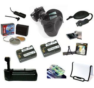 Opteka Pro Shooter Accessory Kit with Battery Grip, Extra Batteries, Filters, Remote, Case, & More for the Canon EOS 20D, 30D, 40D, & 50D Digital SLR Cameras : Camera & Photo