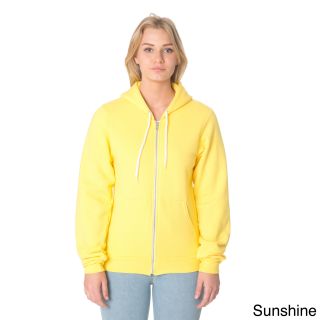 American Apparel American Apparel Unisex Flex Fleece Zip Hoodie Yellow Size XXS (0 : 1)