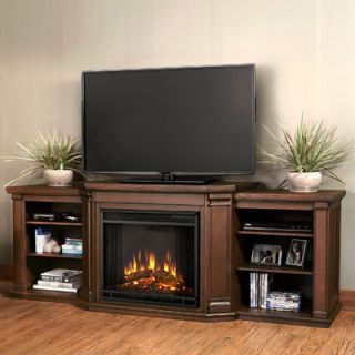 Real Flame Valmont 75.5 TV Stand with Electric Fireplace 7930E DM / 7930E CO