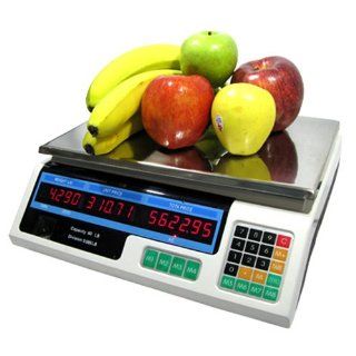 60 Lb Digital Price Computing Food Scale Produce Meat: Kitchen & Dining