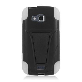 Samsung ATIV Odyssey i930 SCH I930 Y Jack White Black Stand Hard Soft Gel Dual Layer Case YSTWHBK: Cell Phones & Accessories