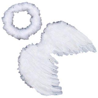 6 18mo Angel Feather Wings Cupid Fairy Baby Photo Props Free Halo : Childrens Costume Accessories : Camera & Photo