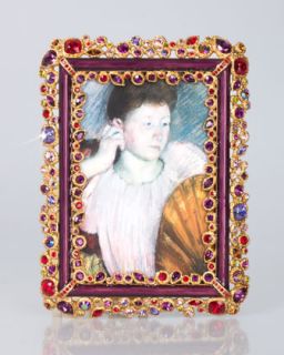 Abelard Bejeweled 4 x 6 Frame   Jay Strongwater
