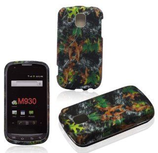 2D Camo Leaves Samsung Transform Ultra M930 Sprint, Boost MobileCase Cover Hard Case Snap on Rubberized Touch Case Cover Faceplates Cell Phones & Accessories