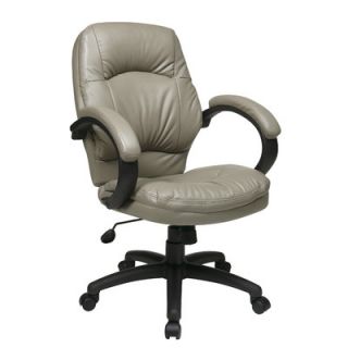 OSP Designs Deluxe Managers Chair with Padded Arms FL605 U Color: Smoke