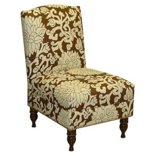Skyline Furniture Athens Fabric Slipper Chair 31 1NBATHBTRSWT Color: Chocolate