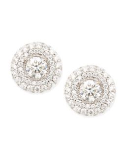 Petite Deco Treasures Luna Stud Earrings, 3.08 TCW, H/SI1   Maria Canale for