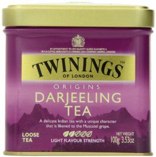 Twinings Darjeeling Tea, Loose Tea, 3.53 Ounce Tins (Pack of 6) : Grocery & Gourmet Food