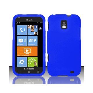 Blue Soft Silicone Gel Skin Cover Case for Samsung Focus S SGH I937 Cell Phones & Accessories