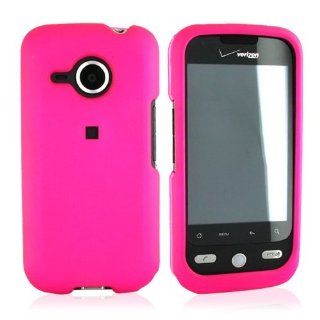 For HTC Droid Eris S6200 Rubberized Hard Case Hot Pink: Cell Phones & Accessories