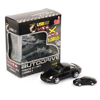 Porsche 911 Car Gift Box Set   1:38 Model Car + 4Gb USB Flash Drive   Black: Computers & Accessories