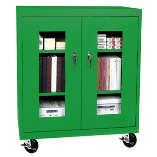 Sandusky Transport 36 Mobile Clear View Counter Height TA2V361842 Finish: Green