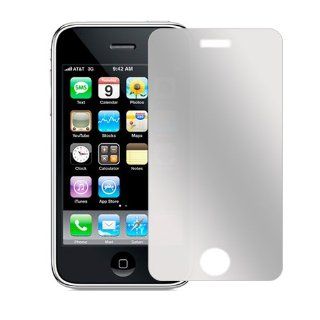 ASleek 3 Pack Front Mirror Screen Protector Film Guard for iPhone 3G/3GS + ASleek Microfiber Cloth: Cell Phones & Accessories
