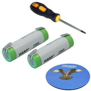 HQRP Batteries for Braun 6520, Type 5491 Models 7570, 7564, 7680, 7664, 7690, Remington R 950 Razor / Shaver plus Screwdriver and Coaster: Everything Else
