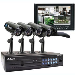 Swann Communications Security Monitoring & Recording LCD Kit   4 Channel DVR4 950   4 x PNP 150 Cameras   7" LCD Monitor : Network Security Appliances : Camera & Photo