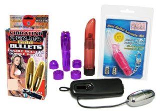 Ben Wa Bullets Gold Vibrating Bundle   Adult Toy Sex Kit: Health & Personal Care