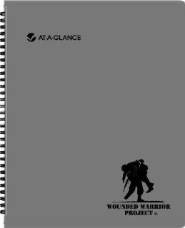 AT A GLANCE 2014 Wounded Warrior Project Weekly And Monthly Appointment Book, Gray, 7.63 x 9.18 x .63 Inches (70 951W 45) : Teachers Calendars And Planners : Office Products