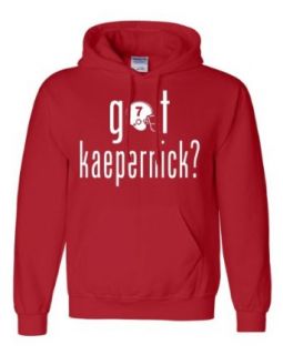 Got Kaepernick? San Francisco Adult Red Novelty Hoodie Sweatshirt: Clothing